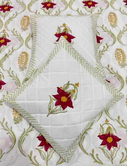 Fabfusion hand block printed cushion covers