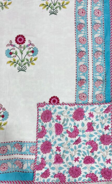 Fabfusion hand block printed dohar