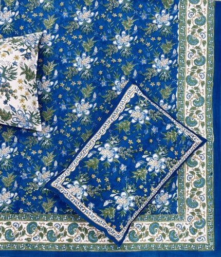 Fabfusion hand block printed bedsheet