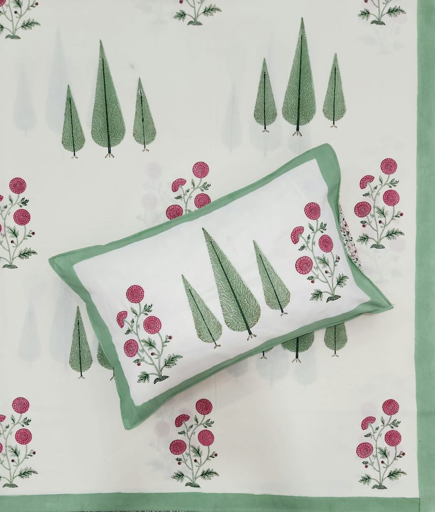 Fabfusion hand block printed bedsheet Fabfusion hand block printed bedsheet