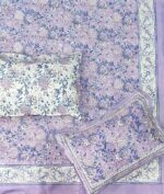 Hand block printed bedsheet by Fabfusion