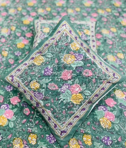 Fabfusion handblock printed cushion covers